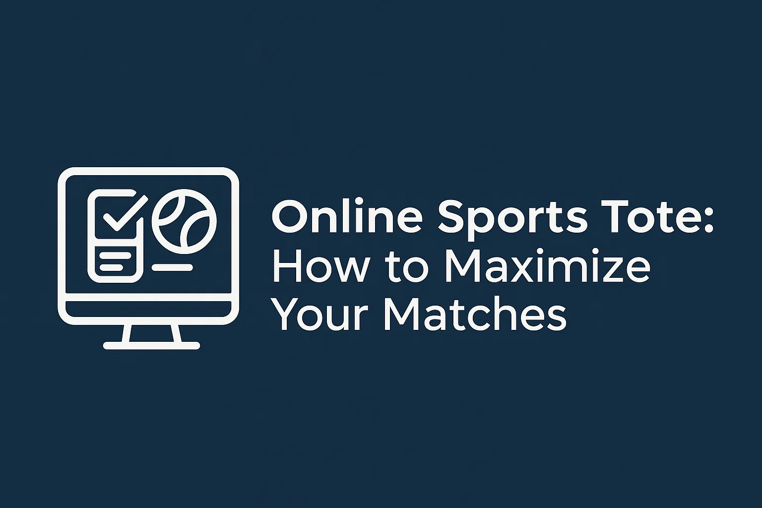 Online Sports Tote: How to Maximize Your Matches